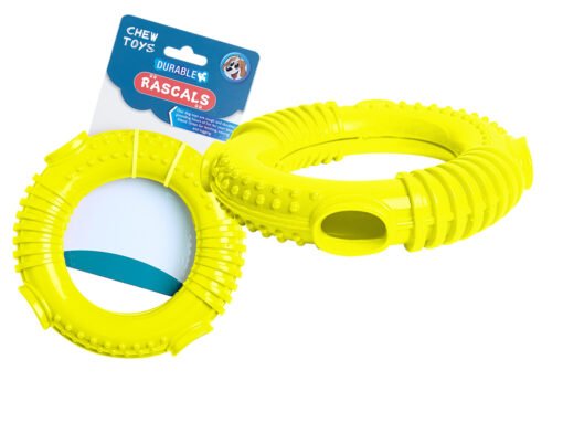 RASCALS ANILLO DISPENSADOR AMARILLO 15.7X3CM