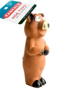 RASCALS JUGUETE DE LATEX CERDO CON CHIFLE