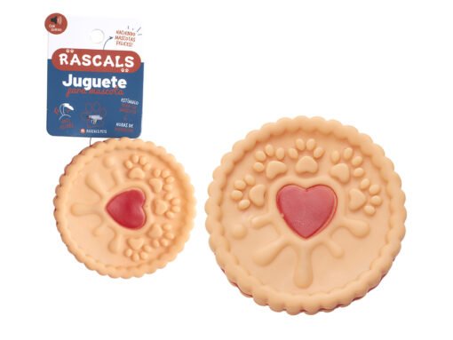 RASCALS JUG. VINILO C/CHIFLE GALLETITA REDONDA