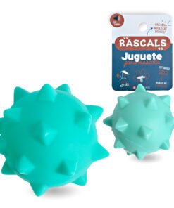 RASCALS PELOTA ERIZO AZUL 8CM