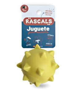 RASCALS PELOTA ERIZO AMARILLO 8CM