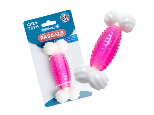 RASCALS HUESO ROSA Y BLANCO 12.3X5CM