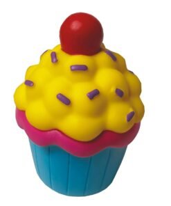 JUGUETE DE VINILO C/ CHIFLE (MUFFIN CHICO) HT