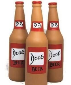 JUGUETE DE VINILO C/ CHIFLE (BOTELLA ETIQ ROJA)