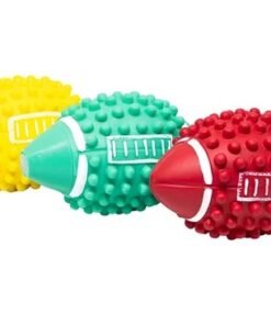 JUGUETE DE VINILO C/ CHIFLE (RUGBY C/ PINCHES)