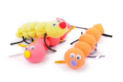 PETS PLAST ORUGA DE TELA CON CASCABEL  HT