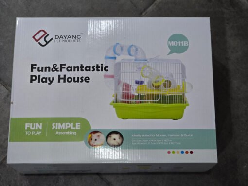 HAMSTERA C/TUBOS 1 PISO 35X26X27 MILLEX