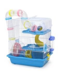HAMSTERA C/TUBOS 2 PISOS 37X24X41 MILLEX
