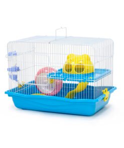 HAMSTERA C/TUBOS, CASITA CARA GATO 45X30X32