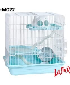 HAMSTERA C/ACCESORIOS 3 NIVELES 45X30X45