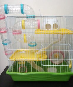 HAMSTERA C/TUBOS 2 PISOS 46X37X45 LARGE MILLEX