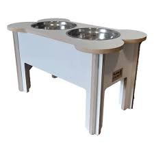 COMEDERO DE MADERA HUESITO DOBLE 25 CM