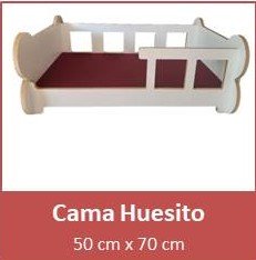CAMA DE MADERA HUESITO 50x70