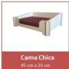 CAMA DE MADERA CHICA 45x35