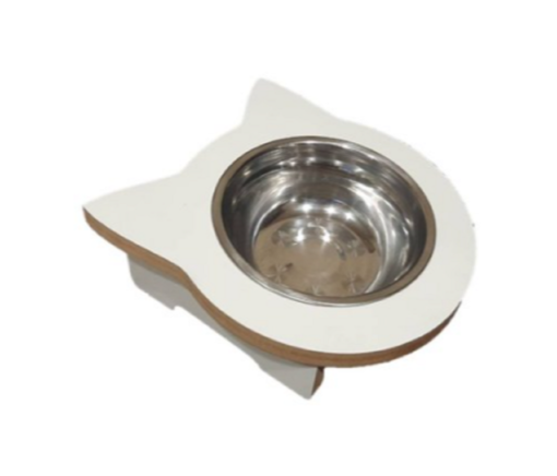 COMEDERO MADERA GATO SIMPLE 6X18X20