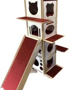 GIMNASIO P/GATOS 4 PISOS 1.5 MT ALTO
