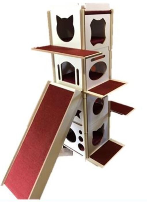 GIMNASIO P/GATOS 4 PISOS 1.5 MT ALTO
