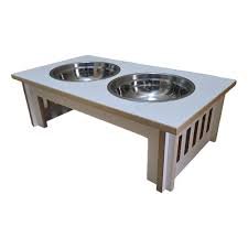 COMEDERO DE MADERA NORDICO DOBLE 30CM