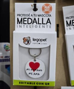 MEDALLAS MEDIANA C/CODIGO QR TEGOPET