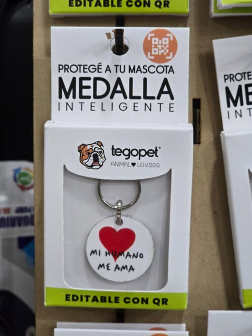 MEDALLAS MEDIANA C/CODIGO QR TEGOPET