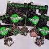 MEDALLA FORMA DE HUELLA  EASY CROMADA