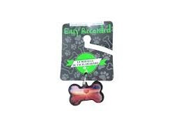 MEDALLA FORMA DE HUESO EASY CHICO CROMADO