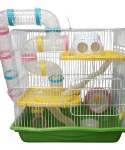 HAMSTERA C/TUBOS 2 PISOS 46X37X45 C/TUBOS