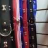 COLLAR CUERO COLOR C/APLIQUE 65CM