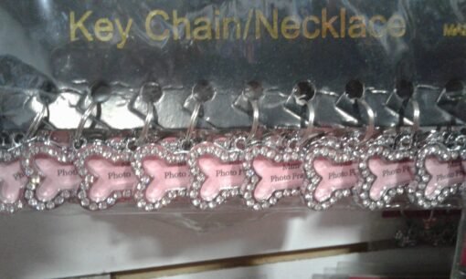 MEDALLAS HUESO C/STRASS CHICAS X 12U