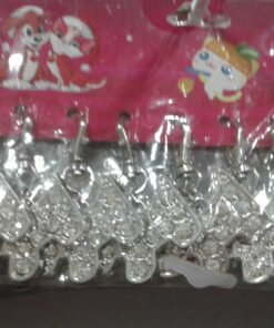 MEDALLAS PERRO C/STRASS GRANDES X 12 U