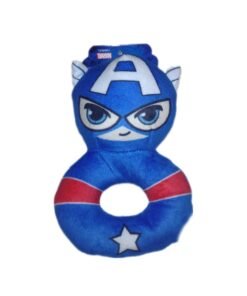 JUGUETE PELUCHE AGARRE CAPITAN AMERICA 14CM