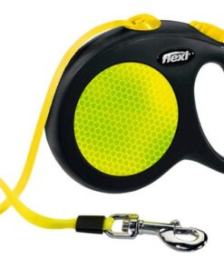 FLEXI CORREA EXT NEON S AMARILLO 5M-12KG