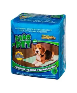 PAÑOPET MINI X 5 UNIDADES 45X55 CM HT