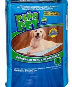 PAÑOPET MAX X 5 UNIDADES 60X90 CM HT
