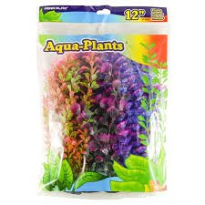 PENN PLAX PLANTA AQUA-PLANT 10 CM VERDE  X 6