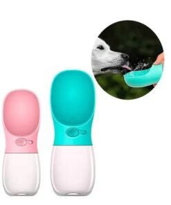 BEBEDERO PORTATIL TRANSPARENTE 350 ML