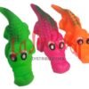 JUGUETE COCODRILO 20CM LATEX C/CHIFLE