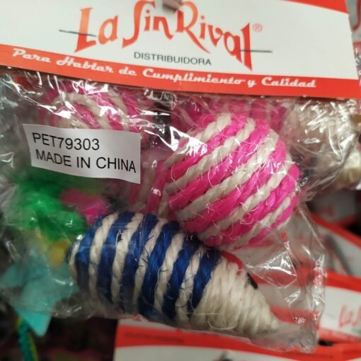 RATA + PELOTA PARA GATO IMPORTADOR