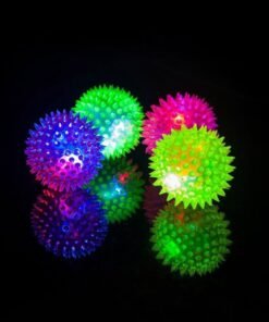 PELOTA PLASTICA LUZ C/PINCHES IMPORTADOR