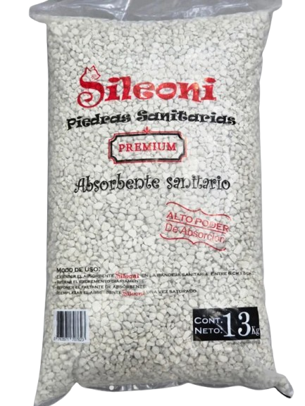 PIEDRA SANITARIA BLANCA X13KG SILEONI MDP HT