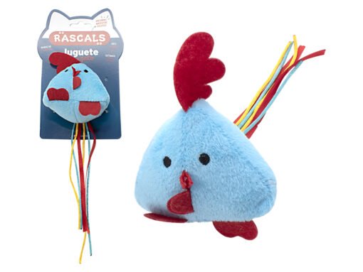 RASCALS POLLO PLUSH C/ CHIFLE 15X8CM