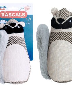 RASCALS ARDILLA PLUSH C/ CHIFLE 17.5X13CM