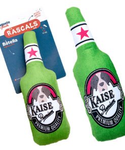 RASCALS BOTELLA PLUSH C/ CHIFLE VERDE 9X25CM