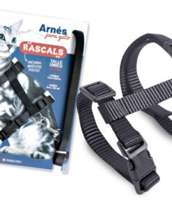 ARNES C/CORREA NEGRO P/GATO RASCALS