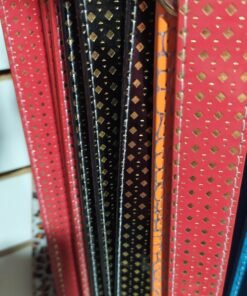 COLLAR CUERINA CON ROMBOS 51X25MM