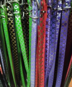 COLLAR CUERINA C/CIRCULOS 20MMX45CM