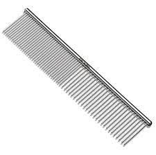 PEINE DE ACERO DOBLE PASO N 3 18CM IMPORTADOR