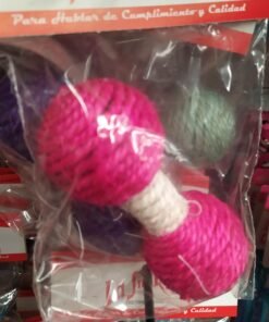 JUGUETE PESA DE HILO SISAL PARA GATO