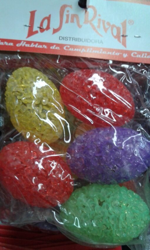 PELOTA RUGBY BRILLANTE CASCABEL X 5 UN.