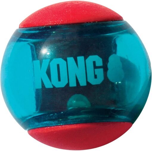KONG SQUEEZZ ACTION BALL RED LARGE X 2 UNI